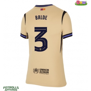 Barcelona Alejandro Balde #3 Bortatröja Kvinnor 2025-26 Kortärmad